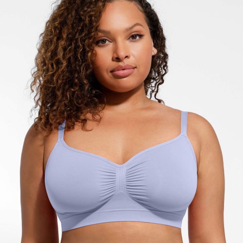 Feelingirl Everyday Wireless Bra Unlined Soft Bra BU4 8