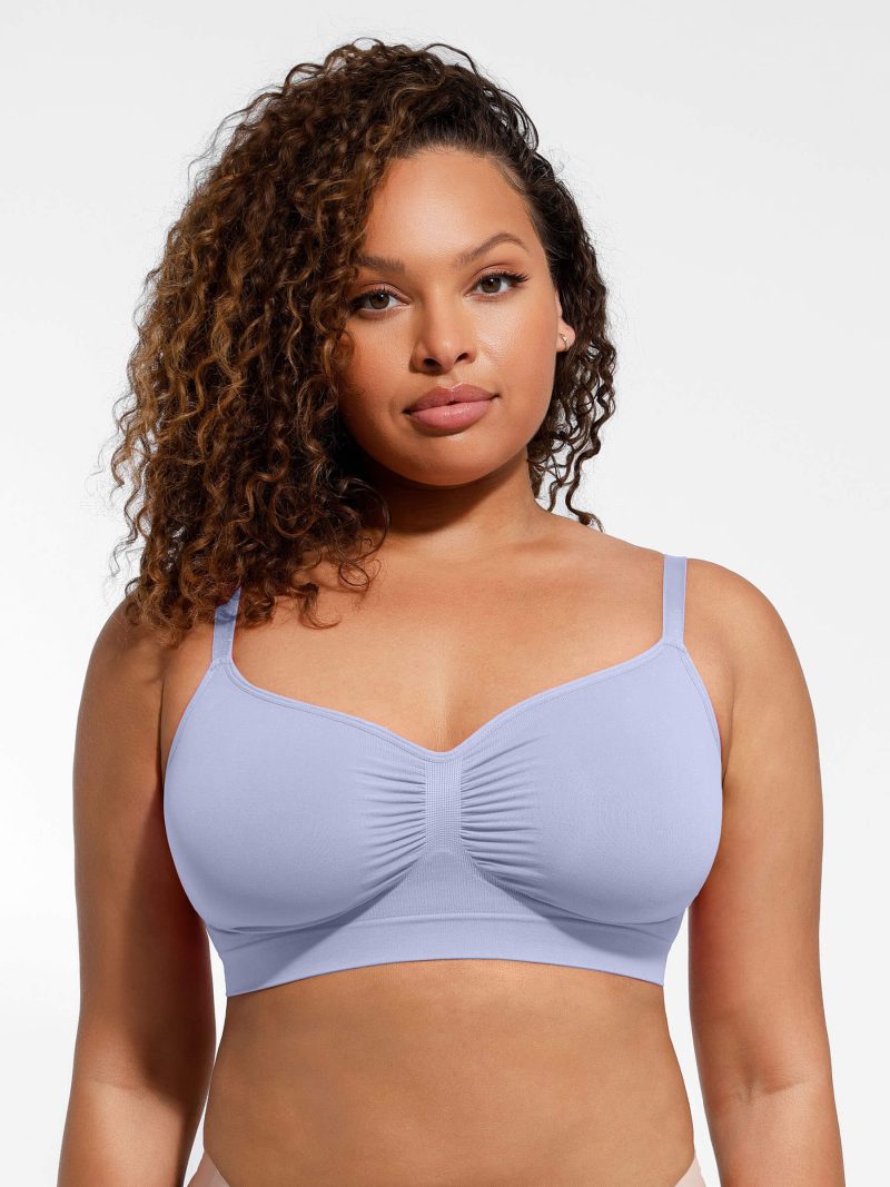 Feelingirl Everyday Wireless Bra Unlined Soft Bra BU4 8