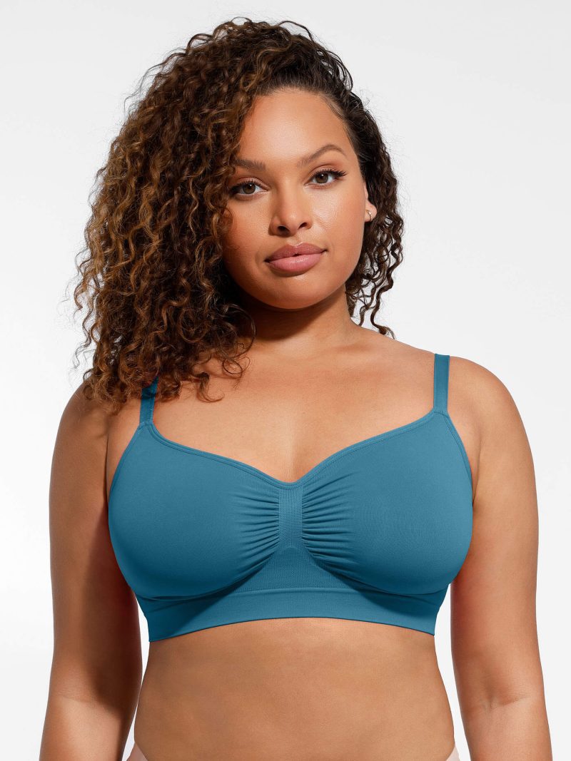 Feelingirl Everyday Wireless Bra Unlined Soft Bra GN6 8