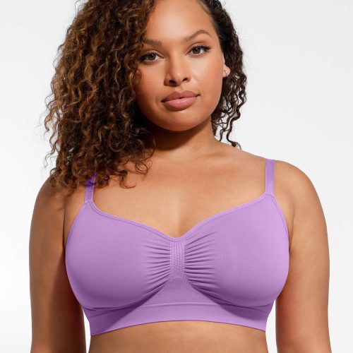 Feelingirl Everyday Wireless Bra Unlined Soft Bra PL3 8