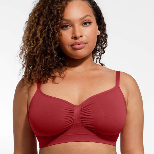 Feelingirl Everyday Wireless Bra Unlined Soft Bra RD4 8