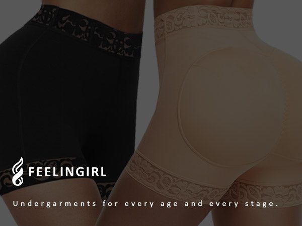 Feelingirl Hip Enhancer Shapewear Tummy Control Body Shaper Shorts SK3f 10