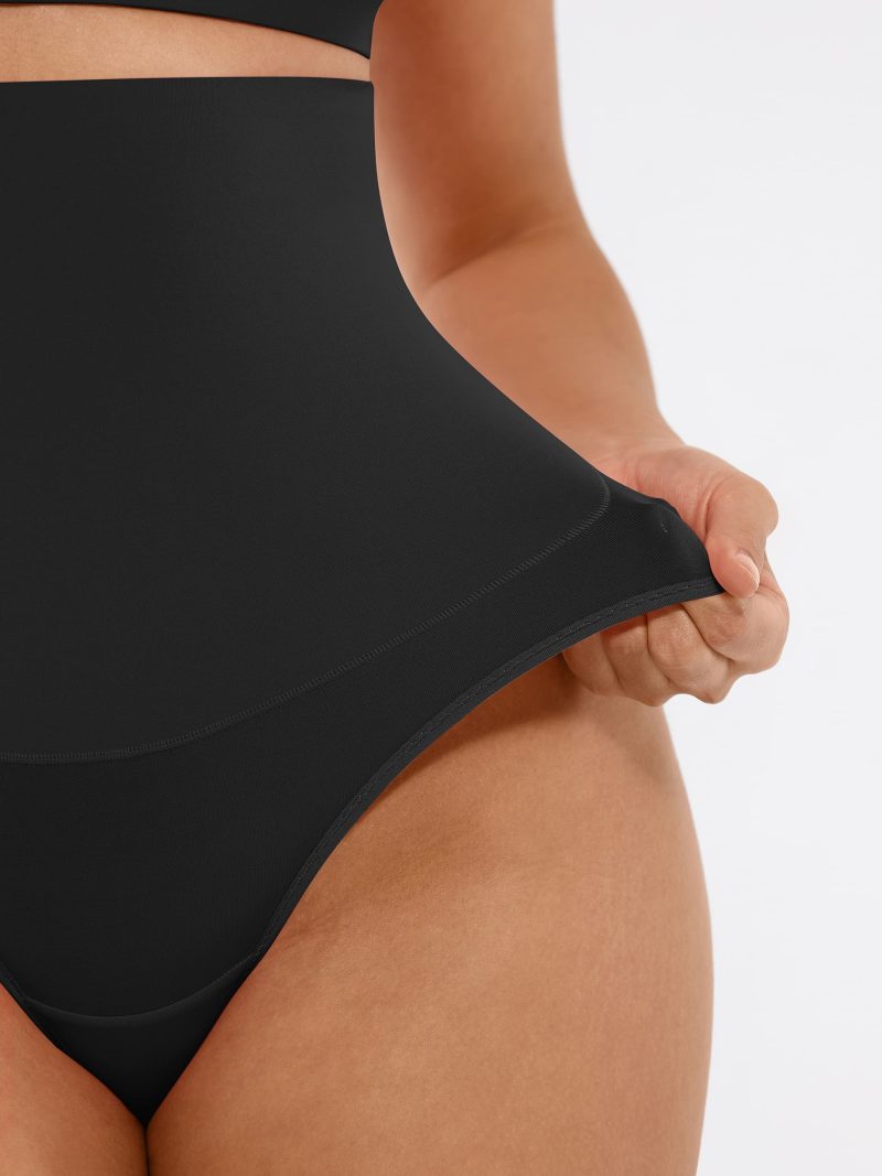 Feelingirl Mid Waisted Thong Tummy Control Shaper Panties BK1 3 e895569f 2f04 444b b86f 23a6bf4d5f29