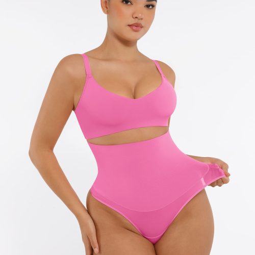 Feelingirl Mid Waisted Thong Tummy Control Shaper Panties PK5 cf11f23b d4b3 4505 8c52 f9c6130fa37d