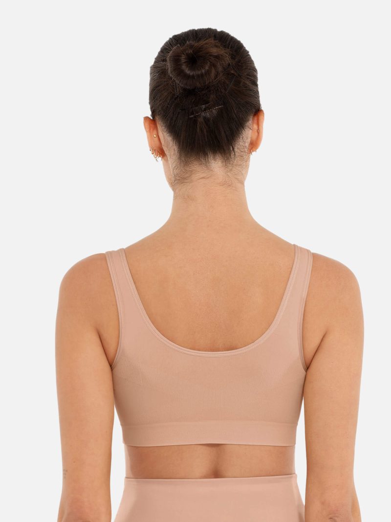 Feelingirl No Underwire Seamless Wide Straps Everyday Bra SK3 4