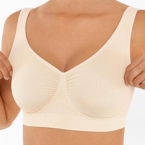 Feelingirl No Underwire Seamless Wide Straps Everyday Bra SK8 4