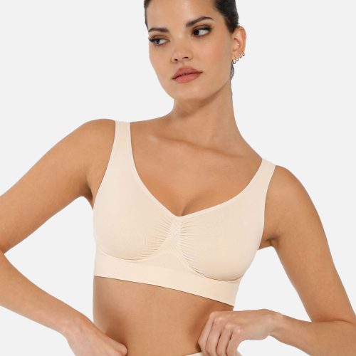 Feelingirl No Underwire Seamless Wide Straps Everyday Bra SK8 5