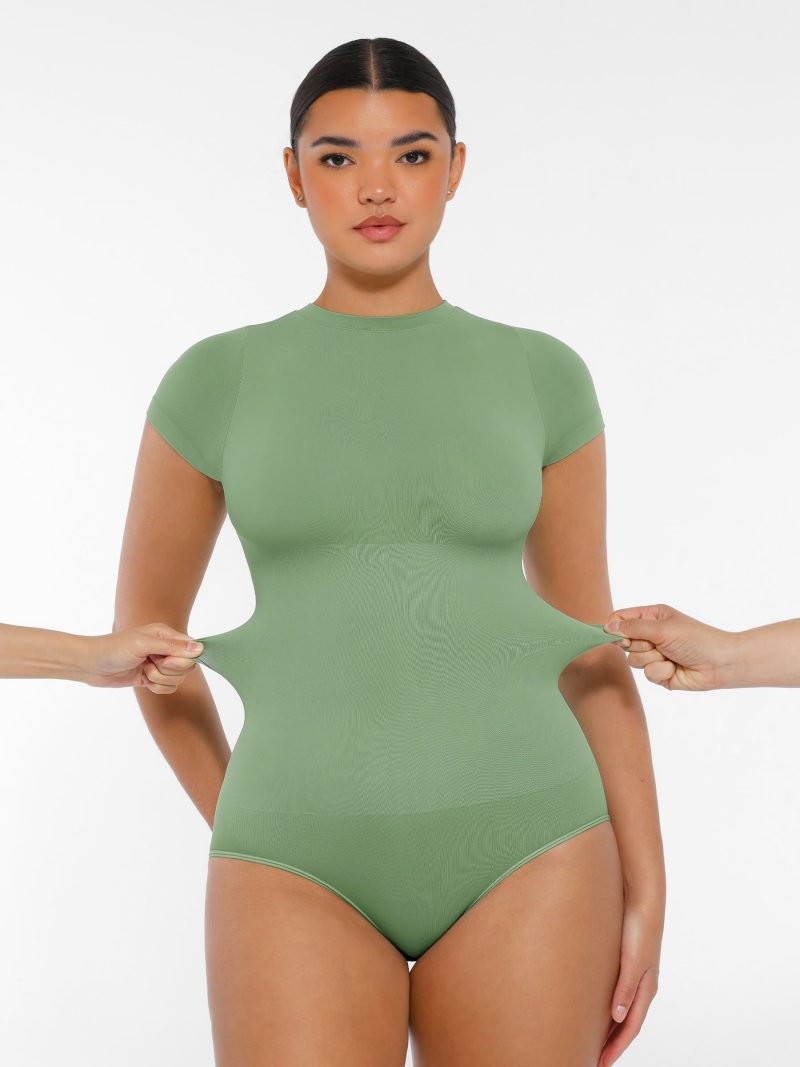 Feelingirl Seamless Slim Tank Bodysuits Outfits for Going Out GN3f2