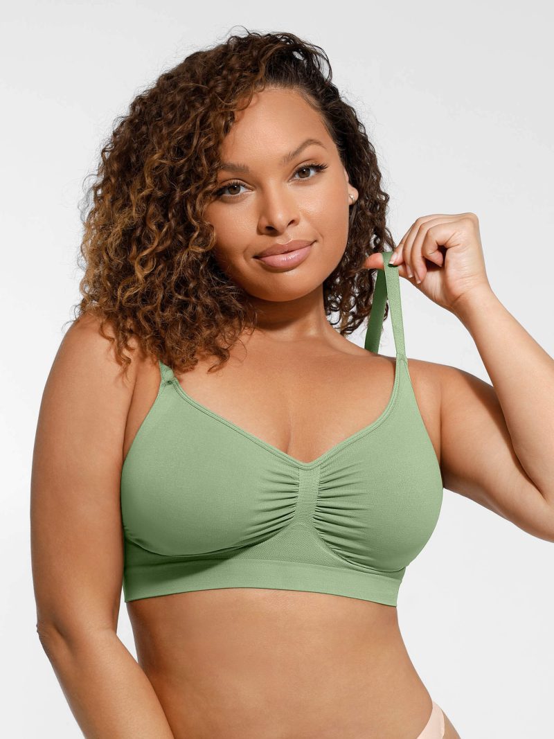 Feelingirl Smooth Seamless Comfort Wireless Bra GN3 1