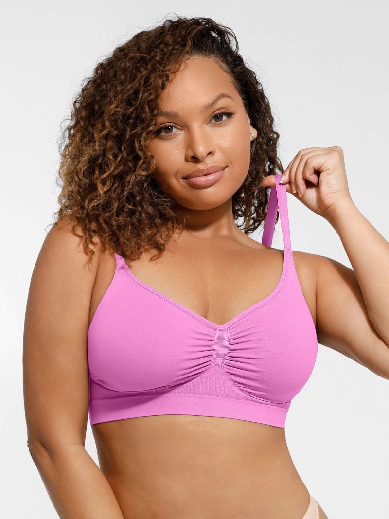 Feelingirl Smooth Seamless Comfort Wireless Bra PK6 1