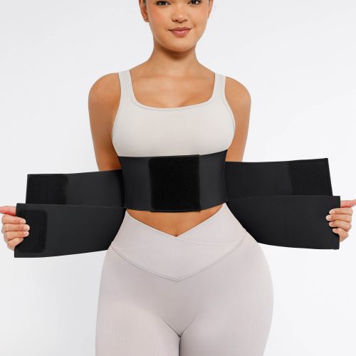 Feelingirl Triple Wrap Tummy Control Waist Trainer Belt BK1 1