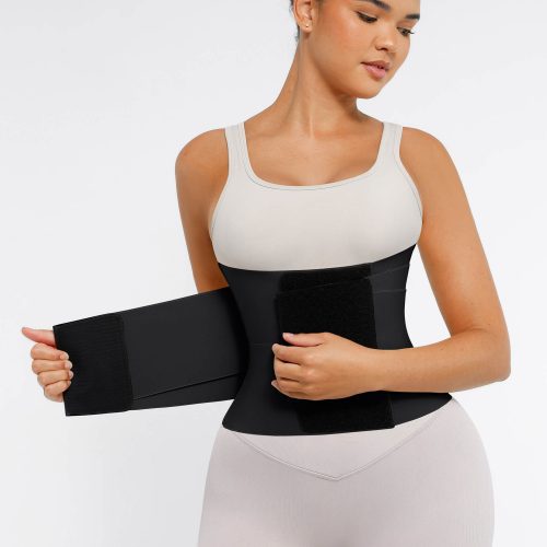 Feelingirl Triple Wrap Tummy Control Waist Trainer Belt BK1 11