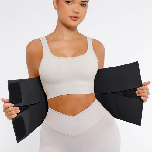 Feelingirl Triple Wrap Tummy Control Waist Trainer Belt BK1 2