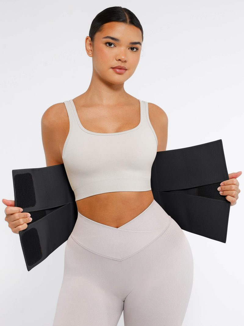 Feelingirl Triple Wrap Tummy Control Waist Trainer Belt BK1 2