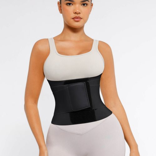 Feelingirl Triple Wrap Tummy Control Waist Trainer Belt BK1 4