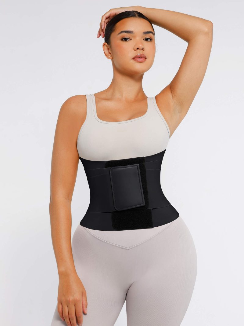 Feelingirl Triple Wrap Tummy Control Waist Trainer Belt BK1 6