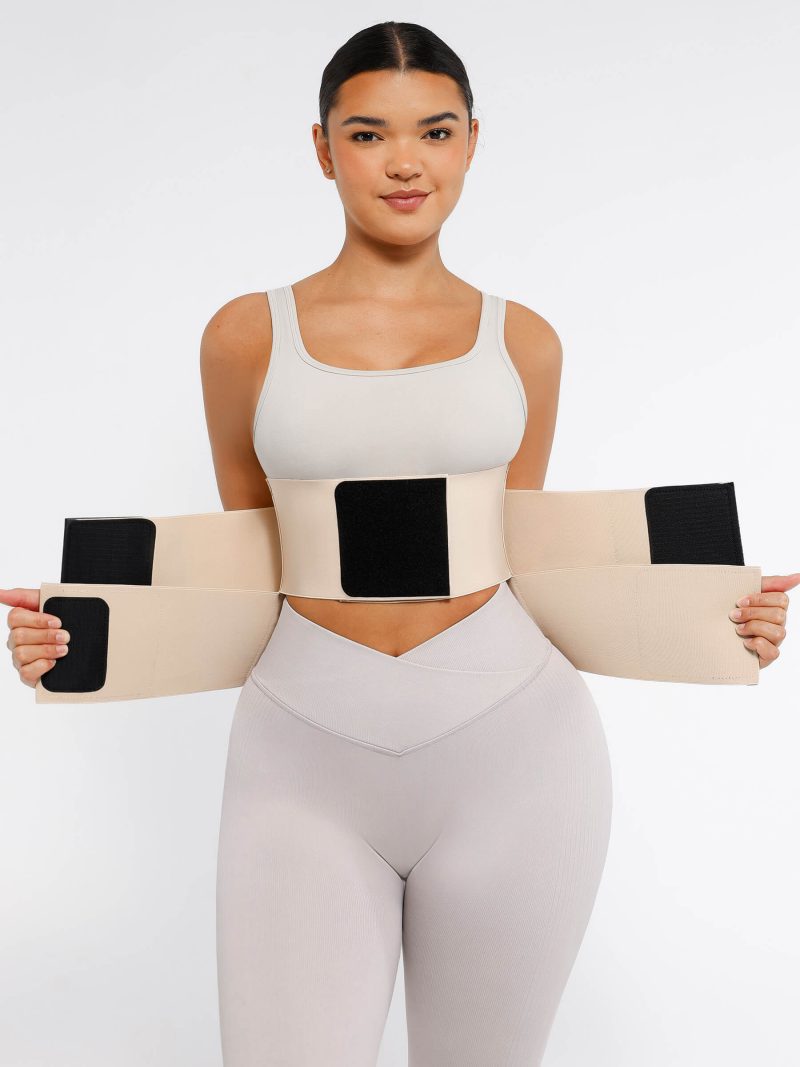 Feelingirl Triple Wrap Tummy Control Waist Trainer Belt SK1 1