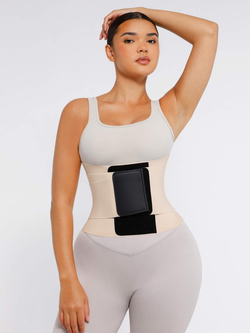 Feelingirl Triple Wrap Tummy Control Waist Trainer Belt SK1 6