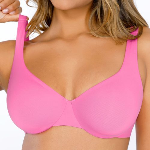 Feelingirl Underwire Adjustable Deep V neck Bra PK5f 4