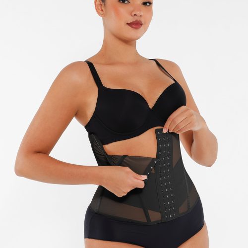 Feelingirl Women Waist Trainer Belt High Waisted Tummy Control Shapewear BK1f6