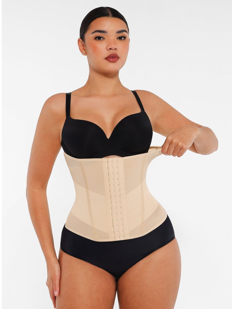 Feelingirl Women Waist Trainer Belt High Waisted Tummy Control Shapewear SK7f4