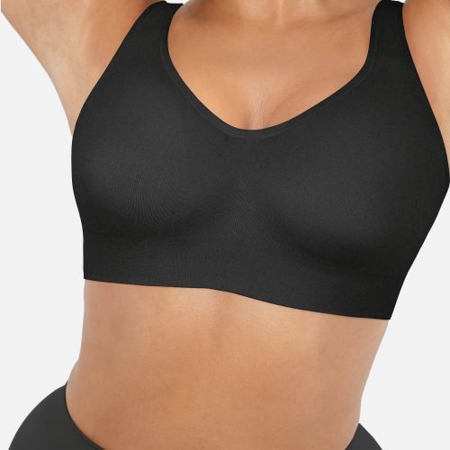 FeelingirlBuilt inSoftCupsFullCoverageWirelessBras BK1 4