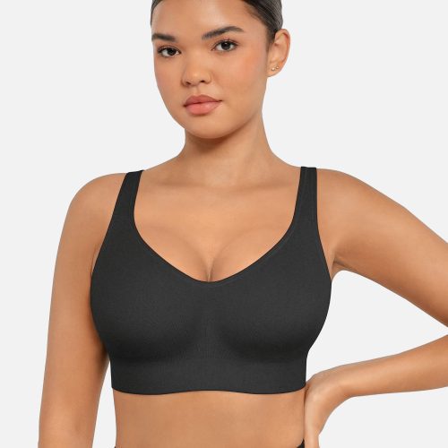 FeelingirlBuilt inSoftCupsFullCoverageWirelessBras BK1 5