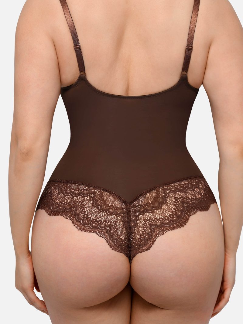 FeelingirlLow backUltra versatileLaceBodysuit 10