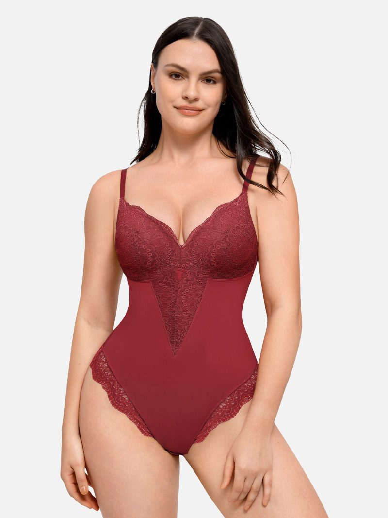 Feelingirl Low-back Ultra-versatile Lace Bodysuit