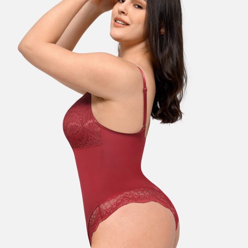 FeelingirlLow backUltra versatileLaceBodysuit 16