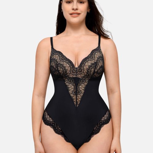 FeelingirlLow backUltra versatileLaceBodysuit 2