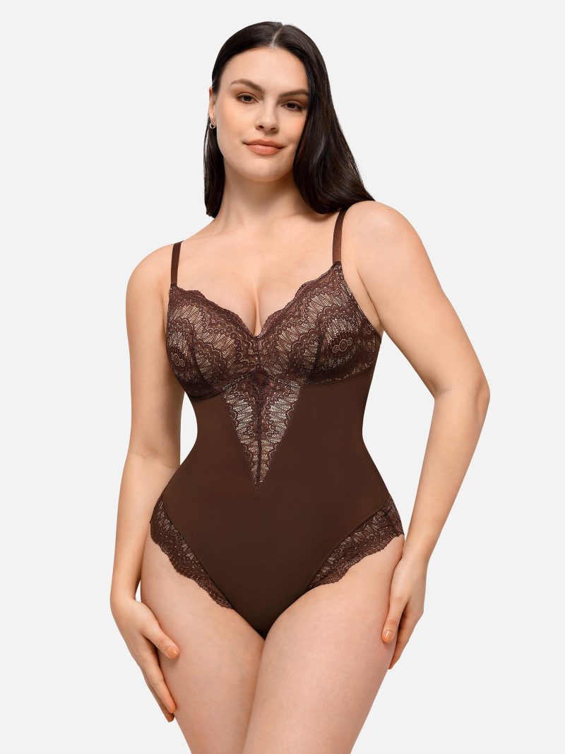 Feelingirl Low-back Ultra-versatile Lace Bodysuit