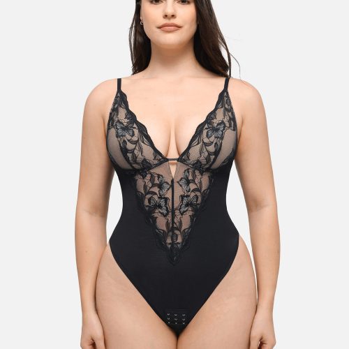 FeelingirlSculptingLaceShapewearThongBodysuit 10 749ad4b2 b3d8 449f bda1 11ce15c9f768