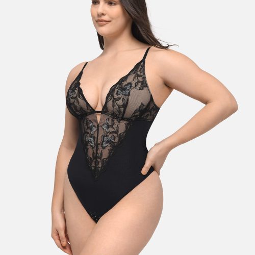 FeelingirlSculptingLaceShapewearThongBodysuit 12 c440e62b f4f8 456a bb99 434817c26f4c