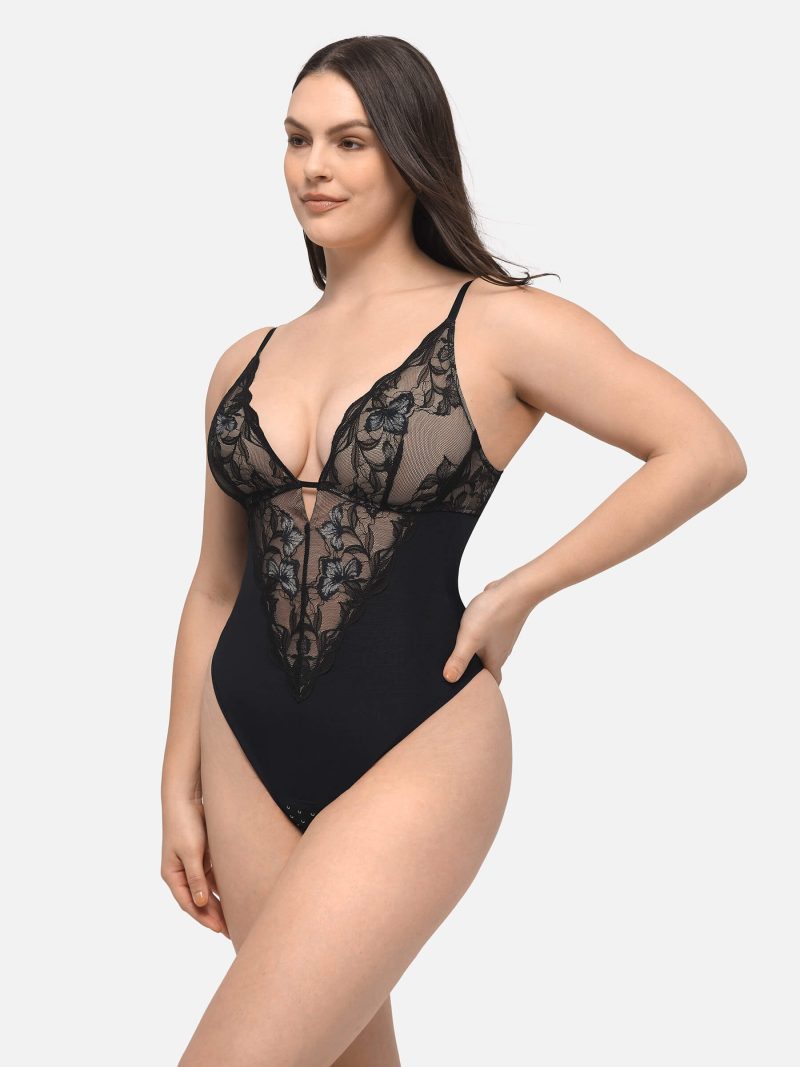 FeelingirlSculptingLaceShapewearThongBodysuit 12 c440e62b f4f8 456a bb99 434817c26f4c