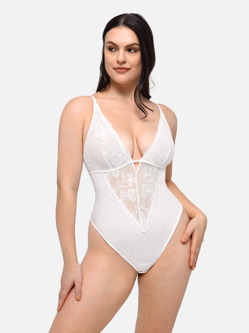 FeelingirlSculptingLaceShapewearThongBodysuit 5 05906251 a48f 4542 81f5 59c39ccf79ae