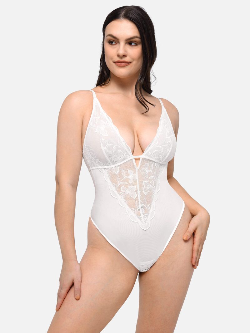 FeelingirlSculptingLaceShapewearThongBodysuit 5 c9349e91 e4b1 4da8 8c75 45ff62a5443e