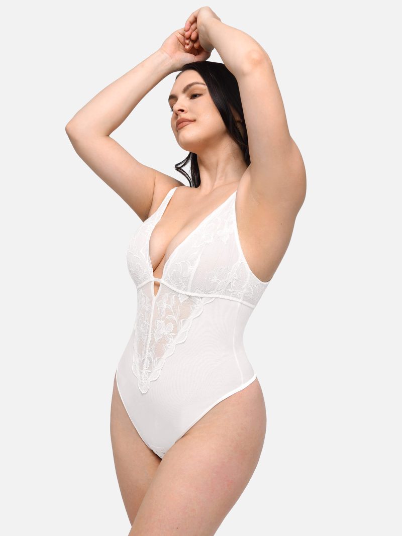 FeelingirlSculptingLaceShapewearThongBodysuit 6 87dcd88f d16c 4bca 816a a4d561be79bd