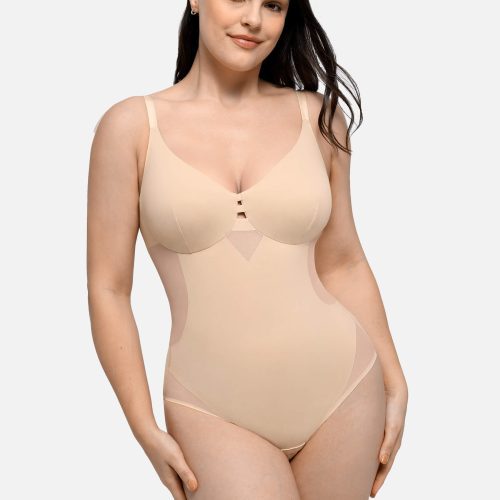 Feelingirl Seamless Waist Control Breast Lift Shapewear