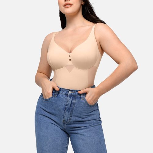 FeelingirlSeamlessWaistControlBreastLiftShapewear 5