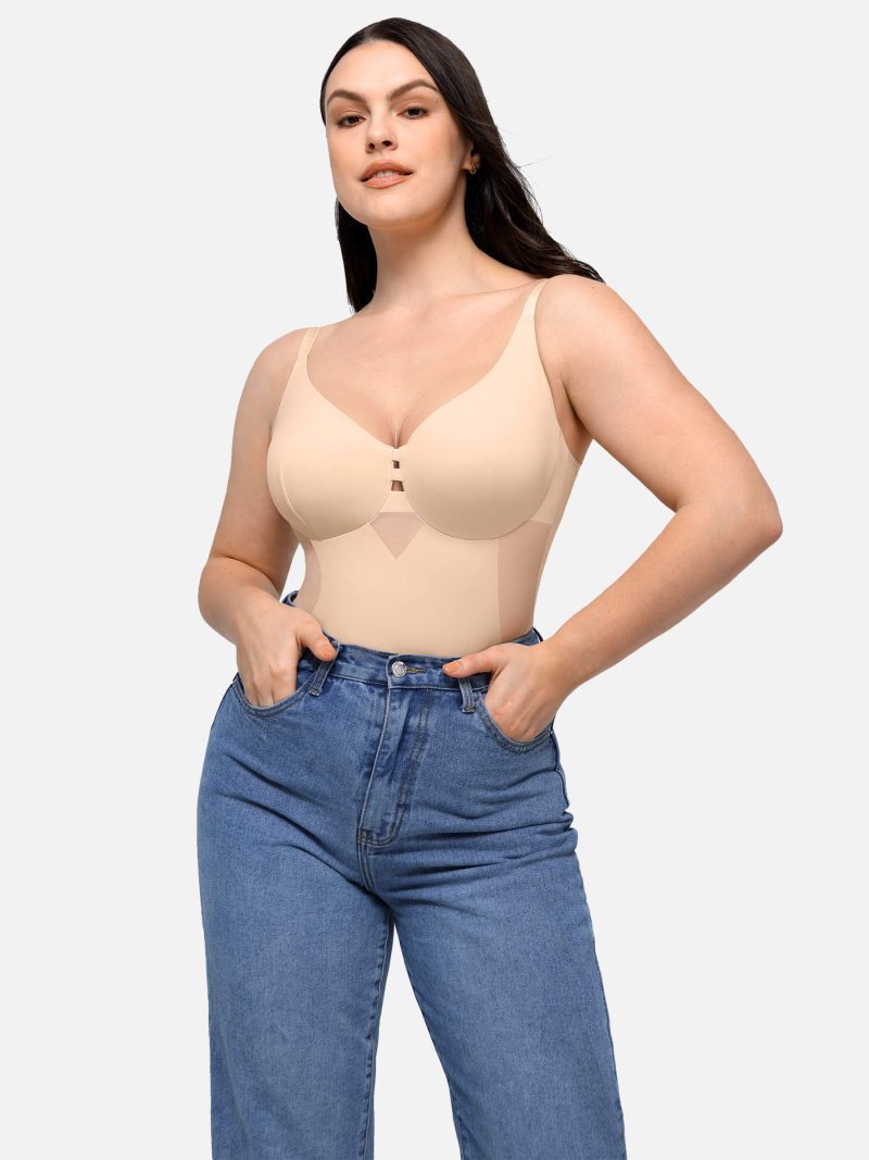 FeelingirlSeamlessWaistControlBreastLiftShapewear 5