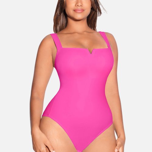 FeelingirlSquareCollarElasticOuterwearShapeBodysuit 5 6d48214a 9794 42f7 9707 d3227a93cbea