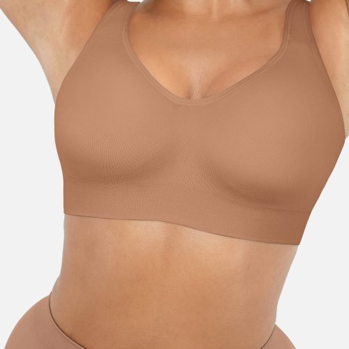 Feelingirl Built in Soft Cups Full Coverage Wireless Bras BN7 4