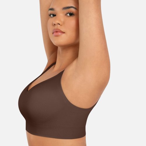 Feelingirl Built in Soft Cups Full Coverage Wireless Bras BR4 1