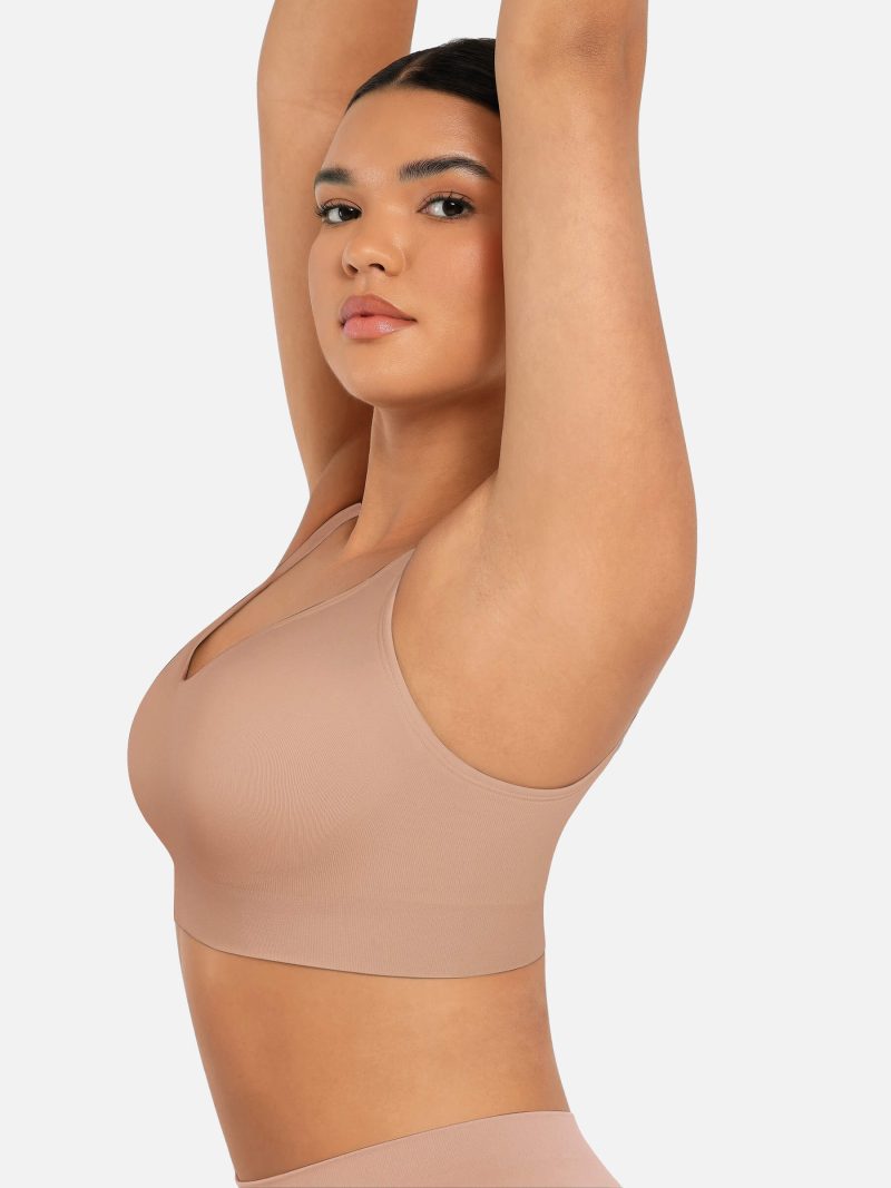 Feelingirl Built in Soft Cups Full Coverage Wireless Bras SK3 1