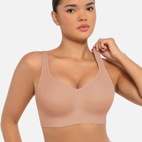 Feelingirl Built in Soft Cups Full Coverage Wireless Bras SK3 3