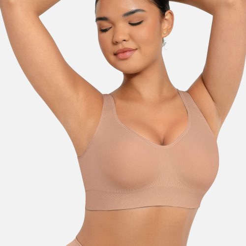 Feelingirl Built in Soft Cups Full Coverage Wireless Bras SK3 6