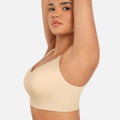 Feelingirl Built in Soft Cups Full Coverage Wireless Bras SK8 1