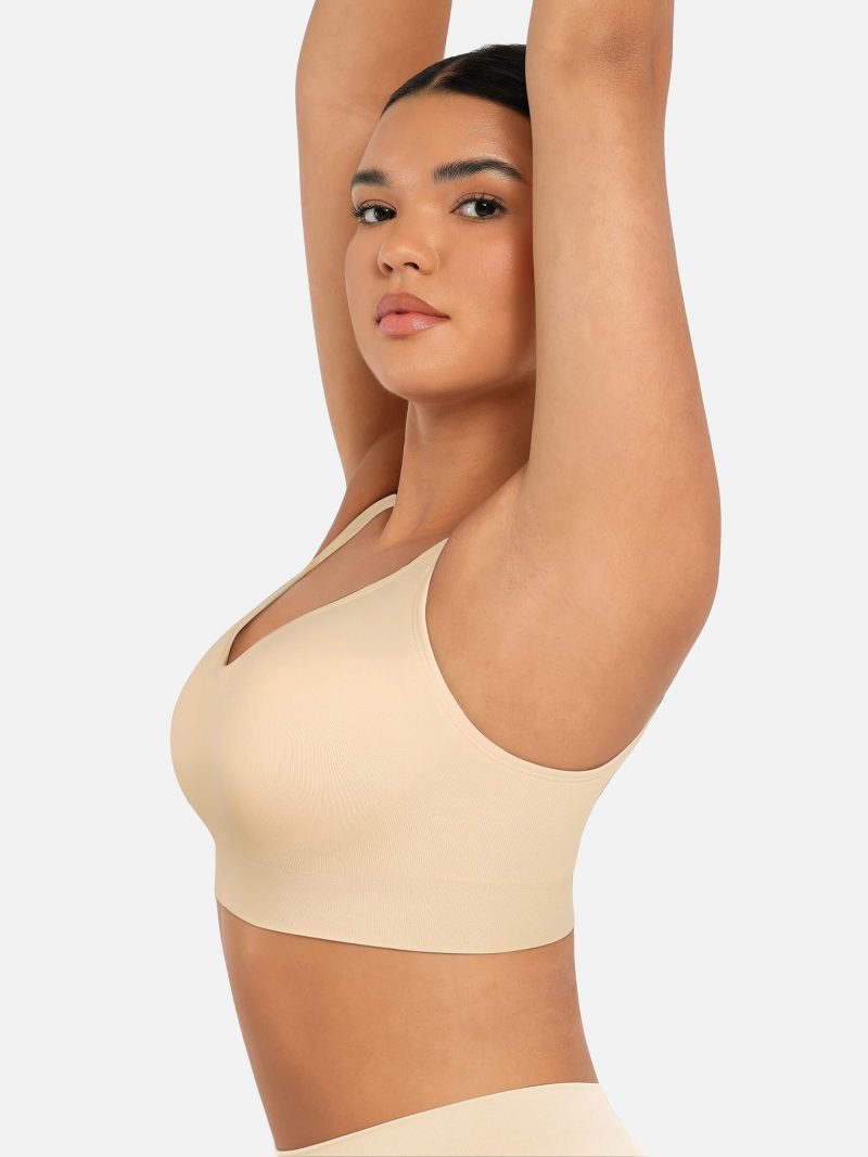 Feelingirl Built in Soft Cups Full Coverage Wireless Bras SK8 1