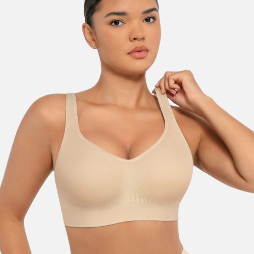 Feelingirl Built in Soft Cups Full Coverage Wireless Bras SK8 3